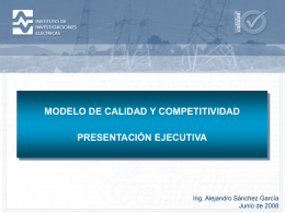 Modelo de Calidad y Competitividad del IIE
