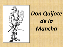 Presentación PowerPoint Don Quijote