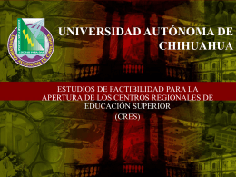 cres - Universidad Autónoma de Chihuahua