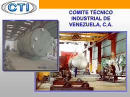comite técnico industrial de venezuela, ca experiencia