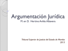 Argumentacion-TSJ-2013 - Tribunal Estatal Electoral