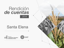 Prensentación Rendición de Cuentas 2014 Santa Elena
