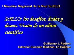 I Reunión Regional de la Red SciELO