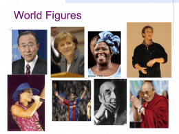 PowerPoint Presentation - World Figures