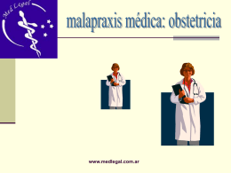 MalaPraxis en Obstetricia
