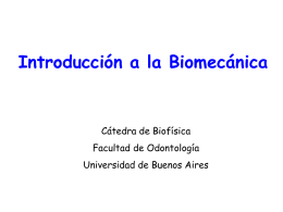 Introducción a la Biomecánica