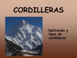 CORDILLERAS
