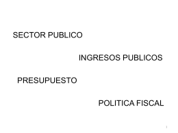 politica fiscal - Fundación Buenos Aires XXI