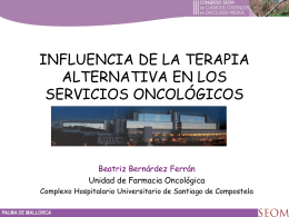 Diapositiva 1 - Sociedad Española de Oncología Médica