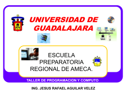 Bienvenida - Universidad de Guadalajara