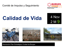 Presentación - Asociación plan estratégico ciudad de Burgos