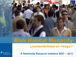 Risk Habitat Megacity