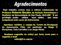 Sol - Terra - Lua - CDCC - Universidade de São Paulo