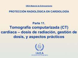 (CT) cardíaca - International Atomic Energy Agency