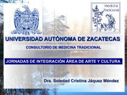 Dra. Jáquez presentacion integracion AyC