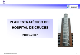plan estratégico del hospital de cruces 2003-2007