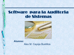 Software Para Auditora De Sistemas