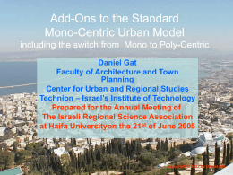 Monocentric model