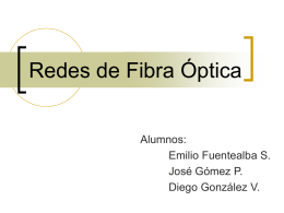 Redes De Fibra Optica - proyectosfacultad