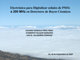 G. Pérez, Electrónica 200 MHz