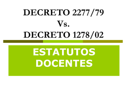DECRETO 1278 -2277