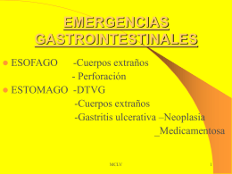 emergencias gastrointestinales