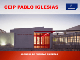 INN0VACIÓN TIC Jornada de puertas abiertas Pablo Iglesias 2014