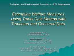 Estimating Welfare Measures Using Travel Cost Method with