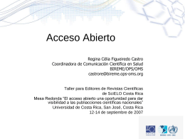 Acceso Abierto - Portal de revistas académicas de la Universidad de
