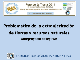 FAA_Ley de Tierras en Argentina_CONTIGIANI LUIS