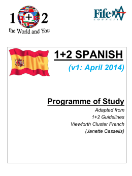 Programme of Study