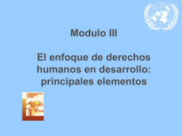 Diapositiva 1 - Alto Comisionado de las Naciones Unidas para los