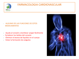 farmacologia cardiovascular