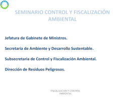 Miguel Fiat - Secretaría de Ambiente y Desarrollo Sustentable