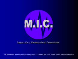 MIC2008 - Inspección y Mantenimiento Consultores
