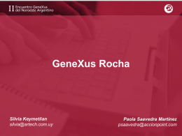 IDE GeneXus Rocha