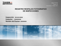 r-079.in registro respaldo fotografico de inspecciones