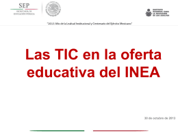 Enfoque TIC INEA - Cursos y Materiales del MEVyT