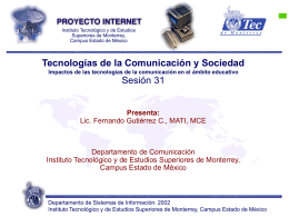 Sesión 31 - Fernando Gutiérrez :: Tecnología y Sociedad