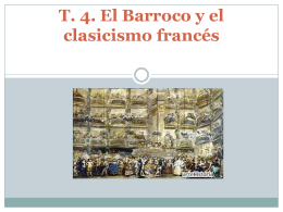 T. 4. El Barroco y el clasicismo francés índice El concepto del
