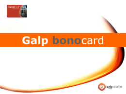 La Tarjeta Bonocard NO es un medio de pago. - SAP