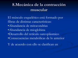 8.Mecánica de la contracción muscular