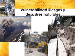 riesgos naturales - Impactos ambientales y riesgos ambientales