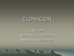 CLONACIÓN