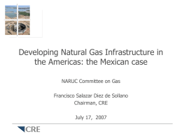 Developing Natural Gas Infrastructure in the Americas