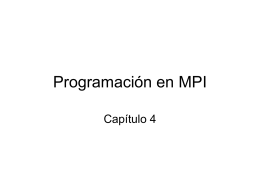MPI programming