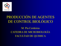 produccion y aplicación de agentes de control biológico