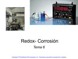 Tema 5b Redox Corrosion - Electromagnetismo