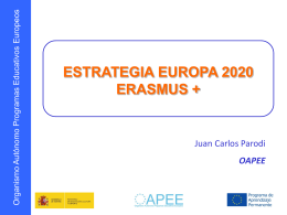 Estrategia Europa 2020 Erasmus +