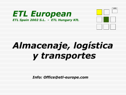 Presentación - ETL European